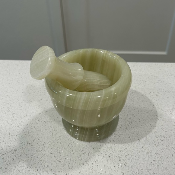 Kitchen Authentic Jade Mortar Pestle Poshmark
